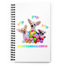 Load image into Gallery viewer, Cottonball Crew Spiral notebook