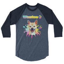 Load image into Gallery viewer, Winston Unisex 3/4 sleeve raglan shirt