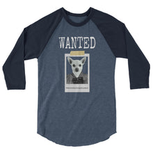 Load image into Gallery viewer, Wanted Winston 3/4 sleeve raglan shirt