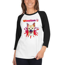 Load image into Gallery viewer, Winston Unisex 3/4 sleeve raglan shirt
