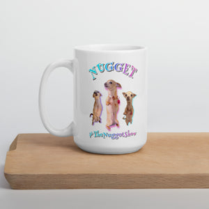 Nugget White glossy mug