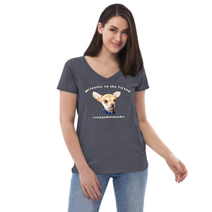 Welcome Thor Women’s recycled v-neck t-shirt