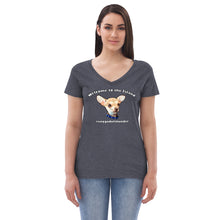 Load image into Gallery viewer, Welcome Thor Women’s recycled v-neck t-shirt
