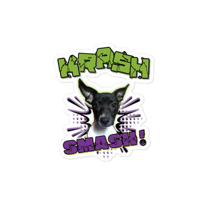 KRASH Smash Bubble-free stickers