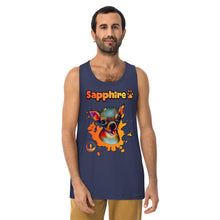 Load image into Gallery viewer, Sapphire Men’s premium tank top