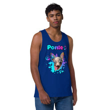 Load image into Gallery viewer, Ponie Men’s premium tank top