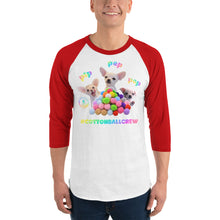 Load image into Gallery viewer, Cottonball Crew 3/4 sleeve raglan shirt